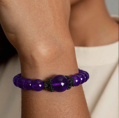 Saturn’s Light Amethyst Bracelet · Personal Armor